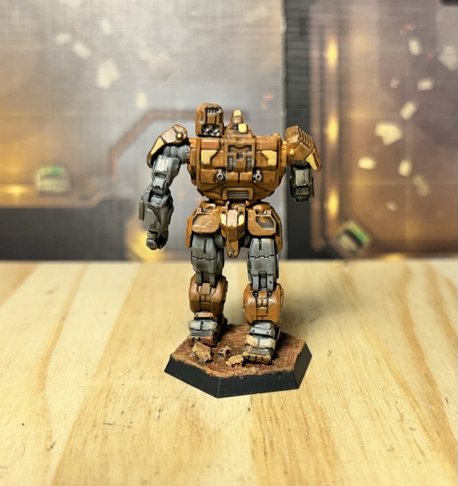 Battletech Battlemaster Mech *painted* Alpha Strike, Clan Wolf