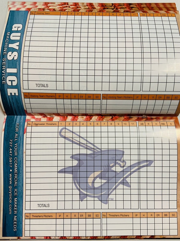 Andrew Painter May 2022 Clearwater Threshers Phillies Minor League MiLB Program