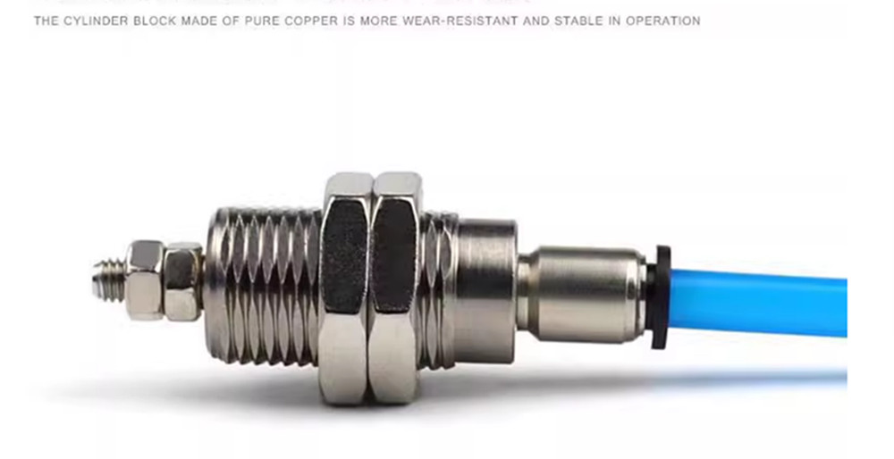 New 1pc NA2B 6*5-B Needle type piston rod external thread cylinder