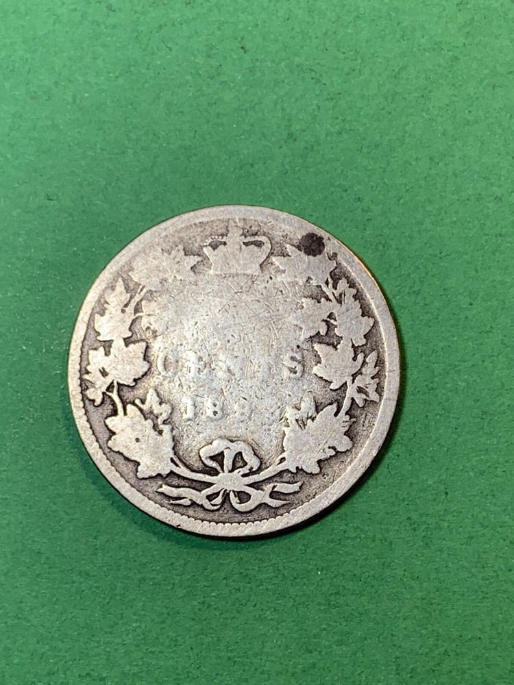 1893 Canada Silver 25 Cents (A1965)