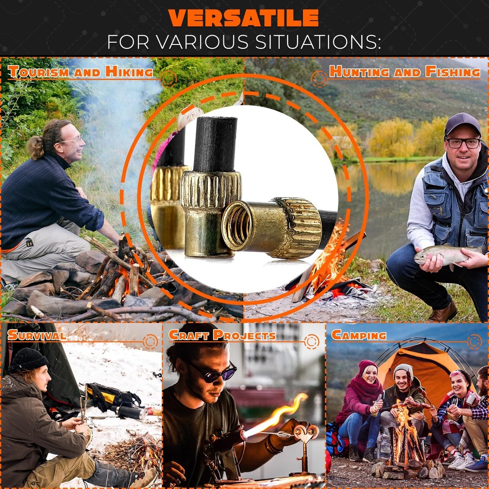 25 Pcs Flint Striker for Torch - Efficient Torch Striker, Compact Spark Light...