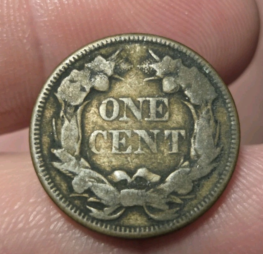 1857 1C Flying Eagle Cent US Type Coin