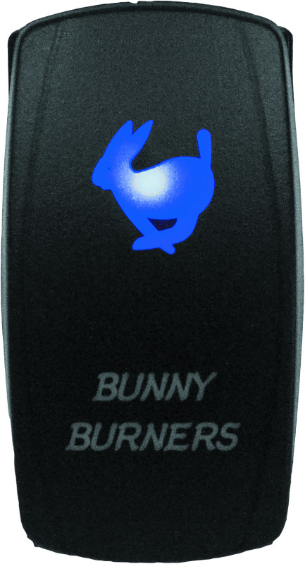 DragonFire Racing Lighted Switch Bunny Burner On/Off Blue