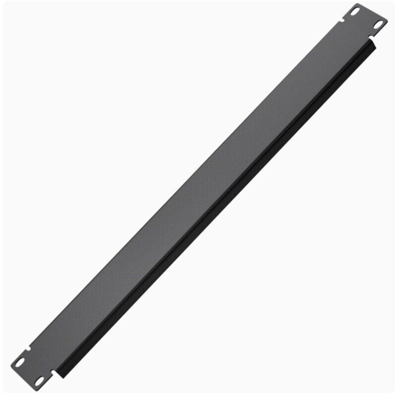 Brush Cable Manager 1U, 19 Inch, 5 Pack Mount Cable Management Panel Black/White