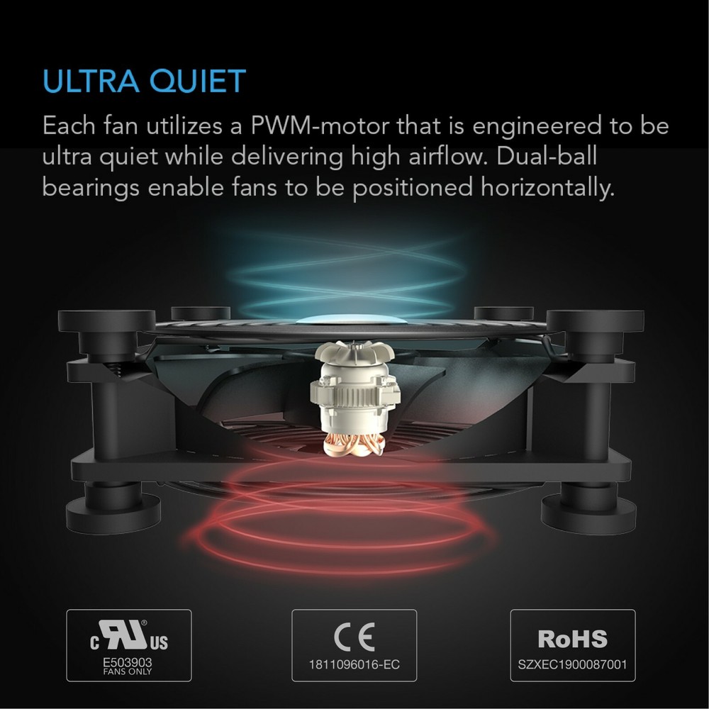 MULTIFAN S4, Quiet 140mm USB Cooling Fan for Receiver DVR Computer XBOX Cabinets