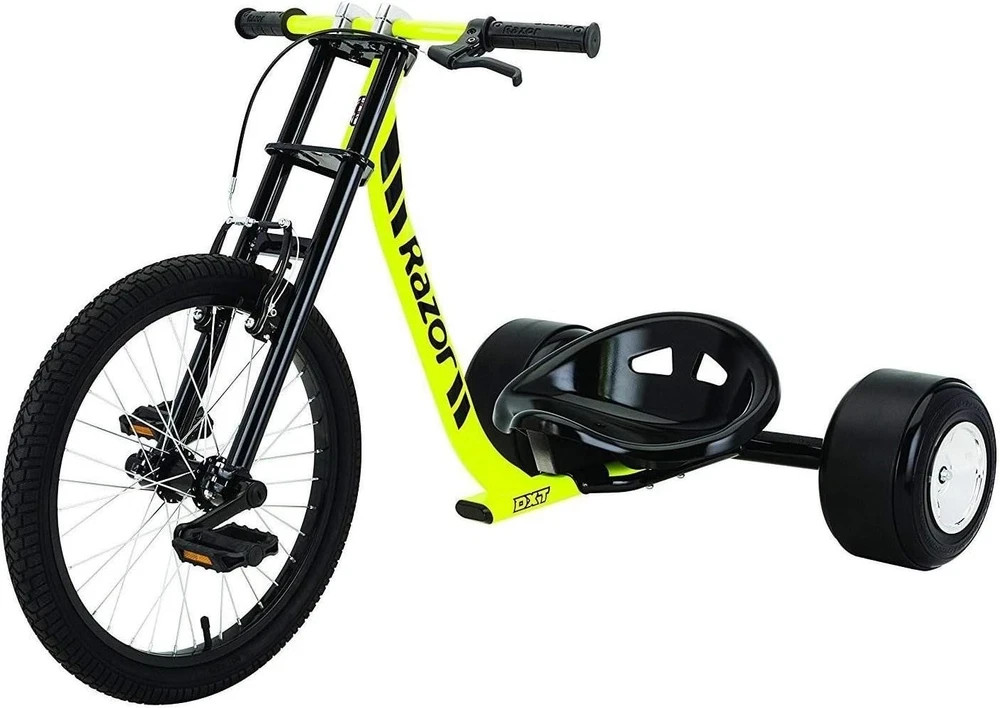 Razor DXT Drift Trike Yellow One Size