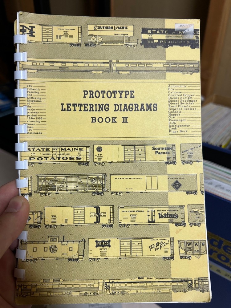 Walthers Prototype Lettering Diagrams Book II