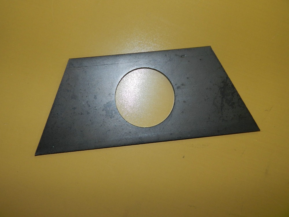 A-Frame Trailer Jack Bottom Support Plate 2k & 5K, Steel Raw material unpainted