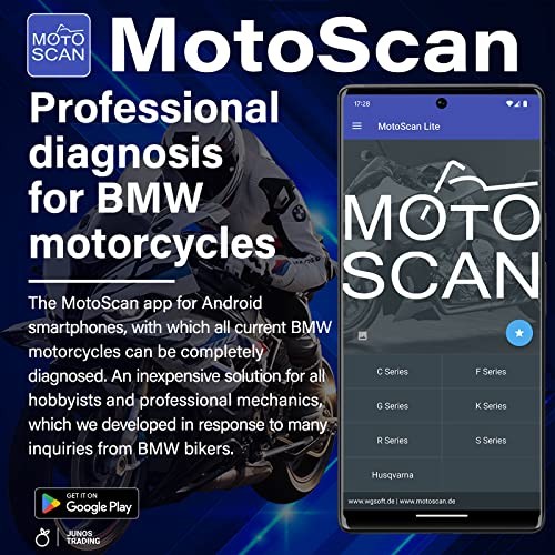 UniCarScan UCSI-2100 OBD2 Bluetooth 4.0 Scanner for BimmerCode & MotoScan,