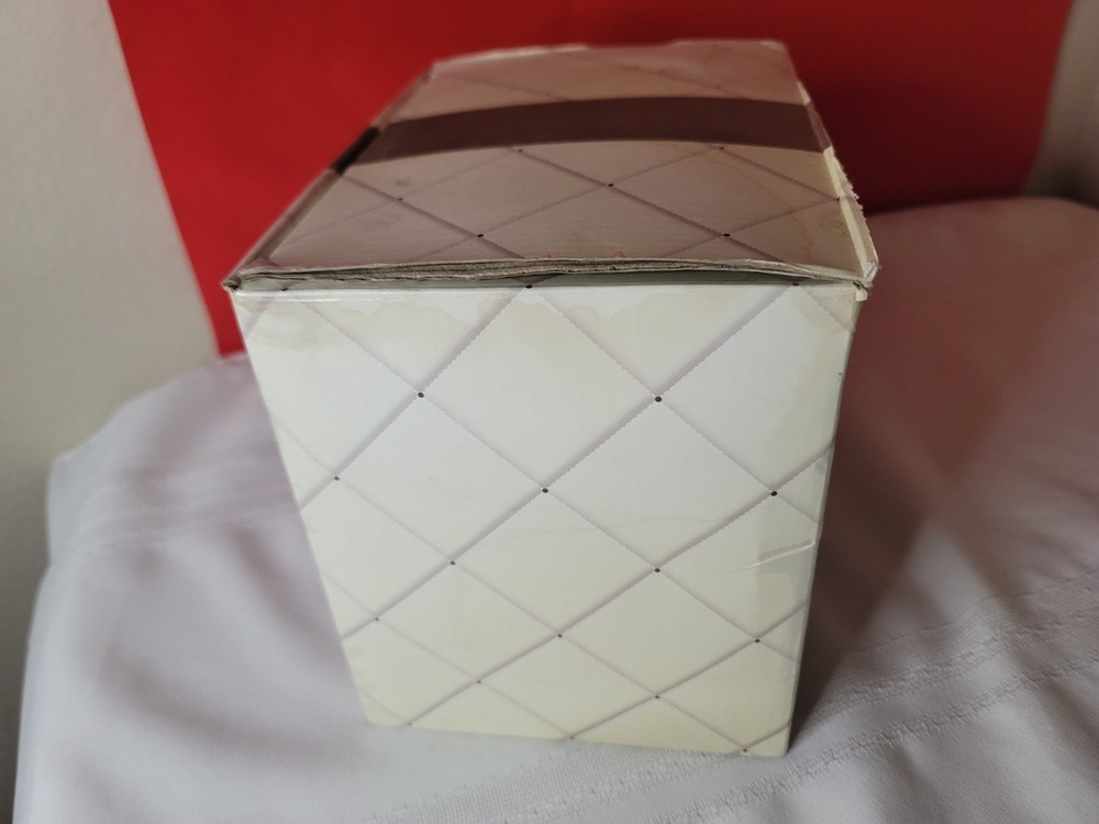 Lenox Pitcher "TIED WITH LOVE" Checker Pattern Ivory Peyton