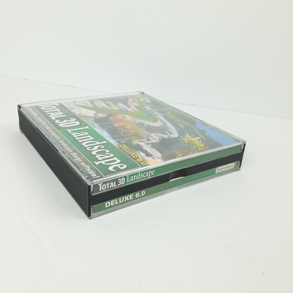 Total 3D Landscape Deluxe 6.0 software PC CD 3-Disc Set Guide 2003 Win XP/98