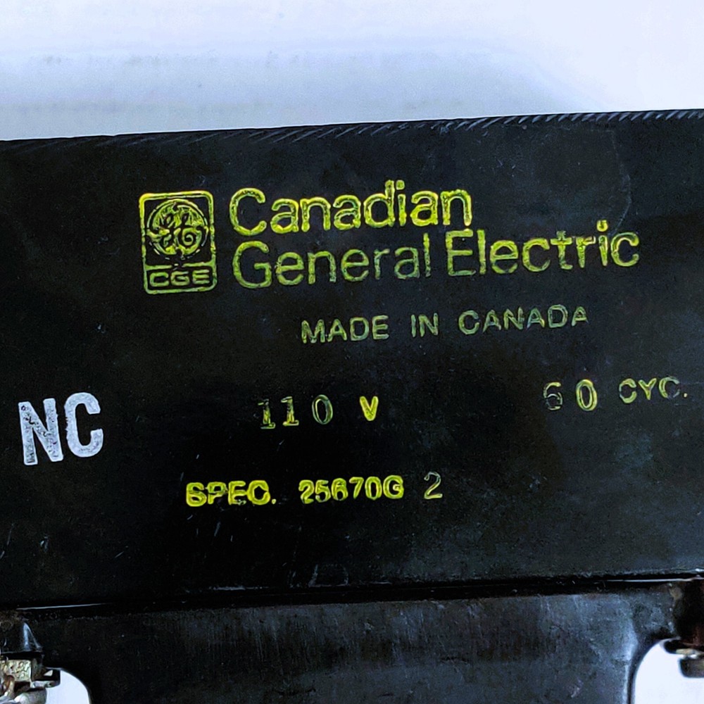 GENERAL ELECTRIC 25670G2 110V AC COIL