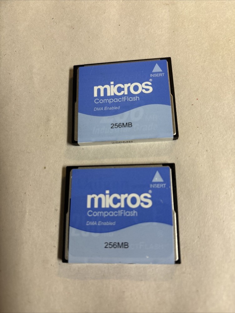 Lot 2 Micros 256MB CF Compact Flash Memory Card @CPU152