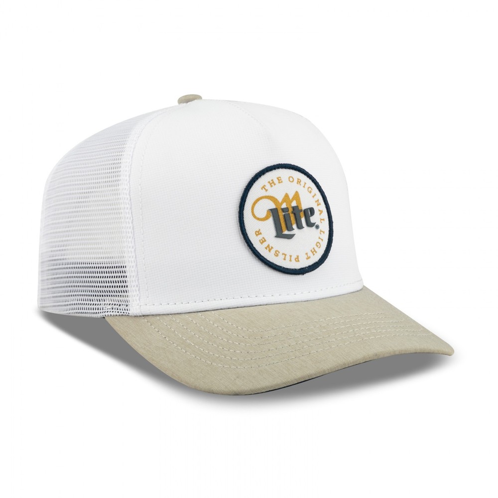 Miller Lite Original Lite Beer Patch Adjustable Hat White