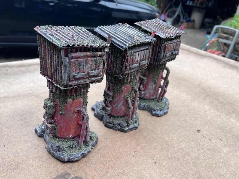 Sci-Fi Terrain pieces .16 – Tabletop Gaming scratch built.