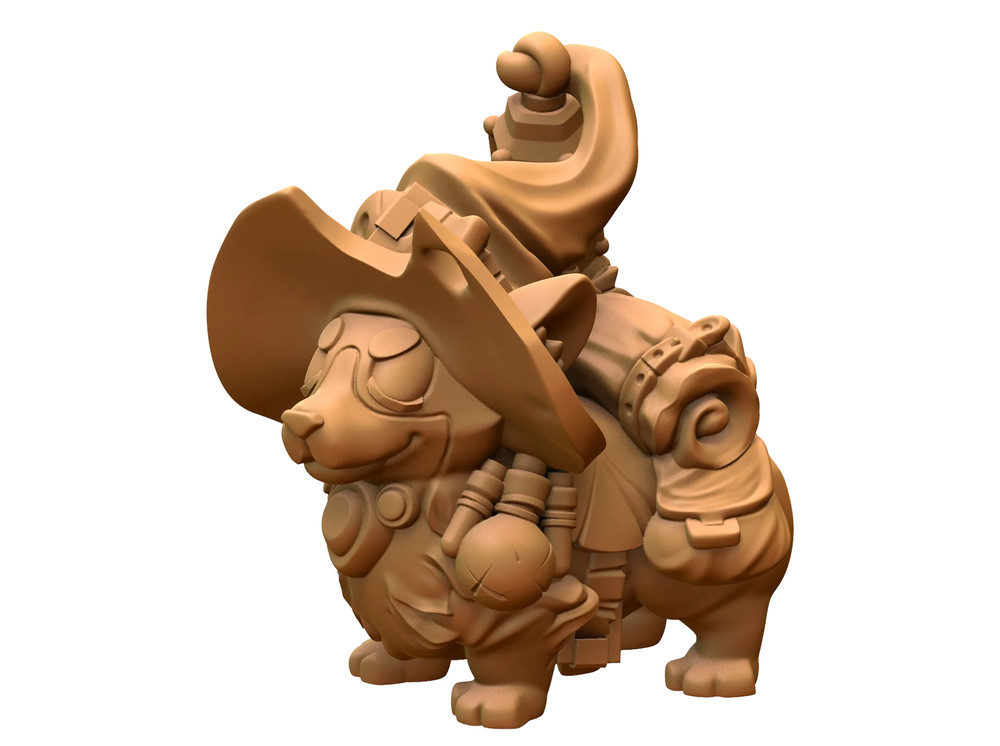 Capsule Chibi - Corgi Wizard