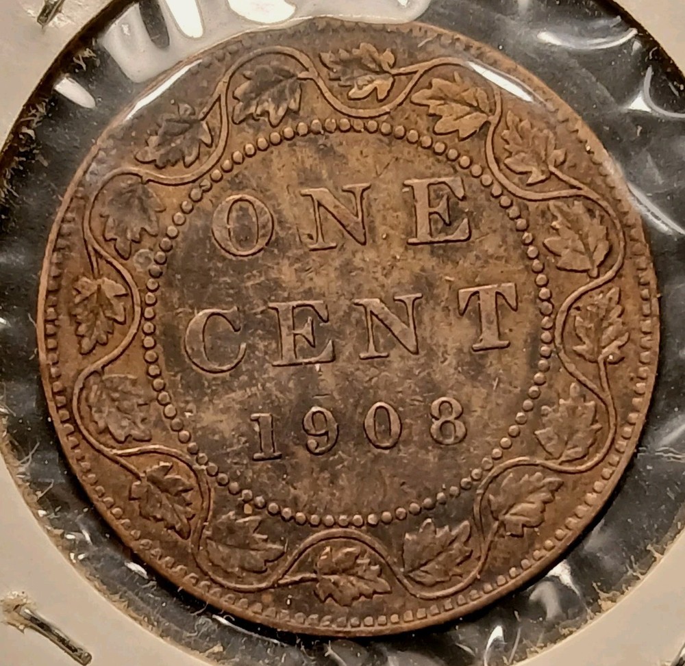 1908 Canada Edward VII Large Cent #5