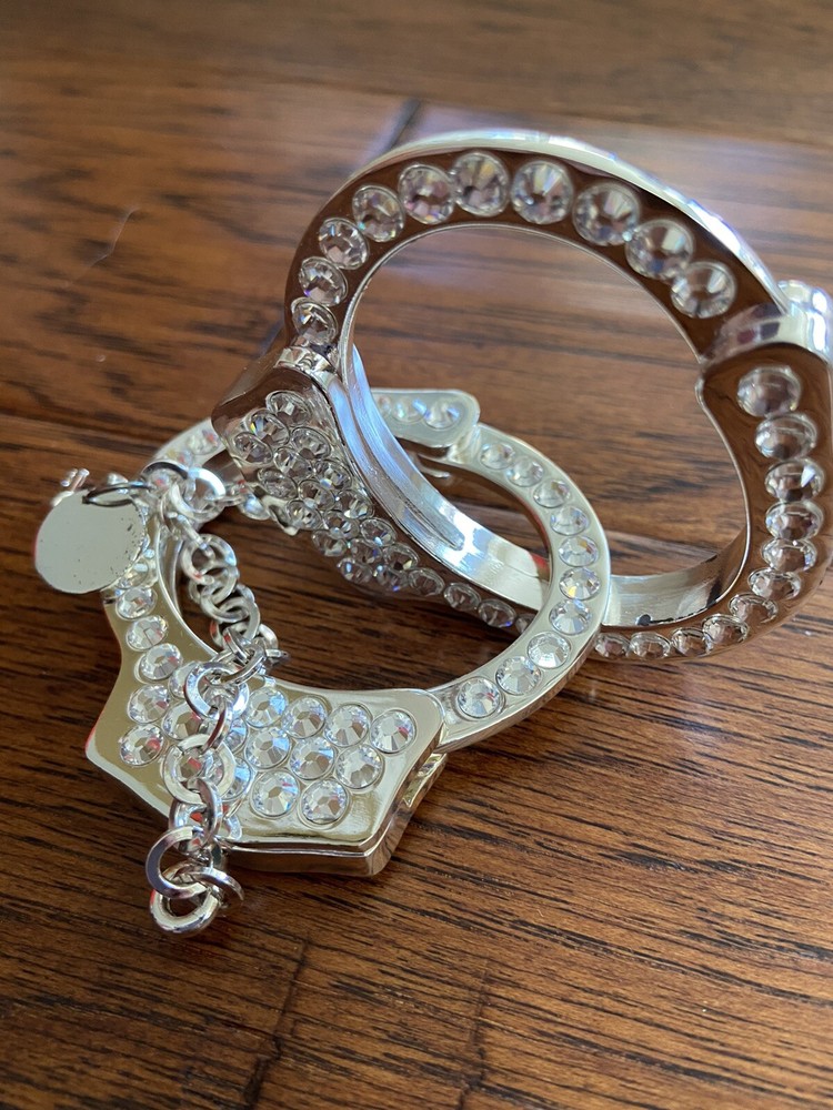 Rhinestone Decor Handcuffs From Neiman Marcus