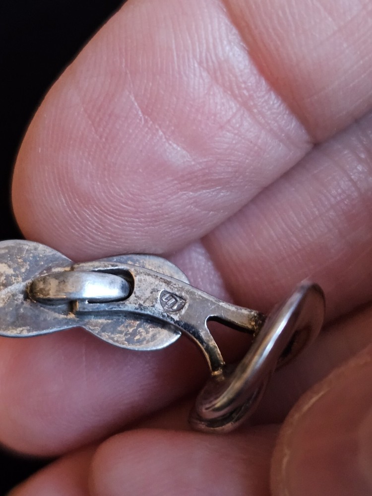 Antique Cufflinks 835 Silver.. German?