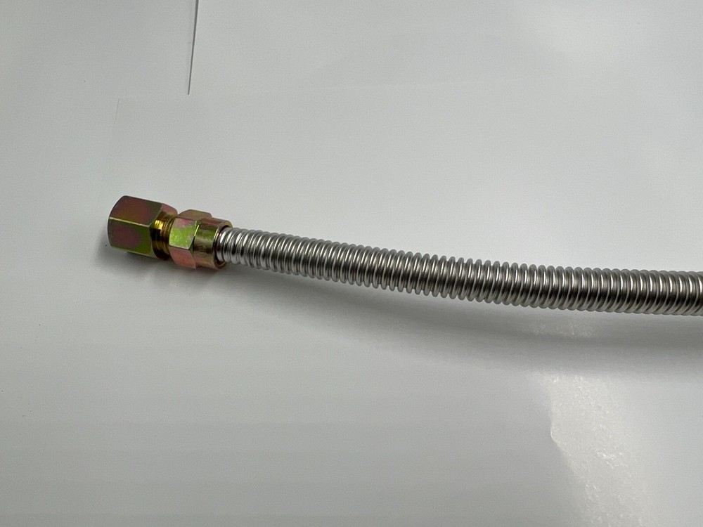 Eastman 24" Stainless Steel Gas Appliance Connector 1/2"FIP x 1/2"MIP 20SS515024