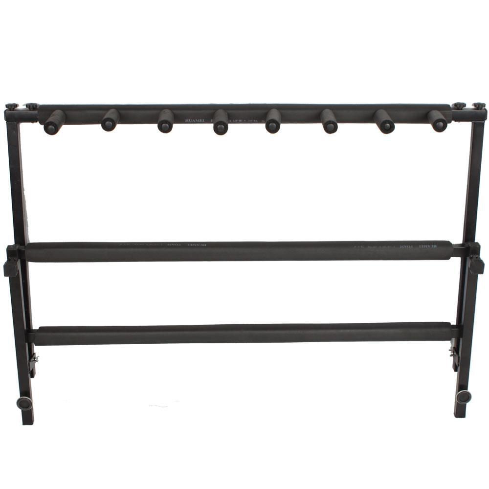 7 Triple Folding Multiple Guitar Bass Holder Rack Stand