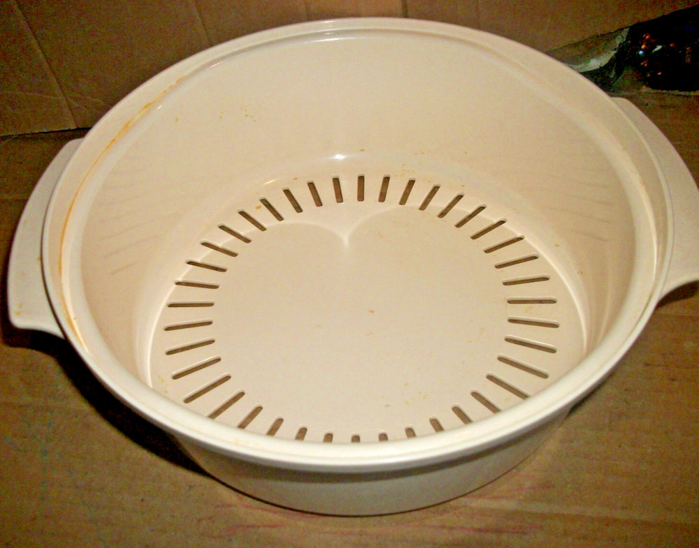 Vintage Tupperware Replacement Strainer/Steamer Insert - Microwave Stack Cooker