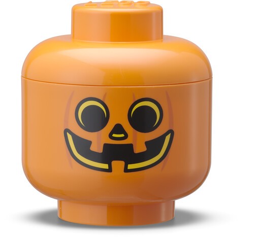 LEGO Mini Stackable Storage Head, Pumpkin [New Toy] Brick