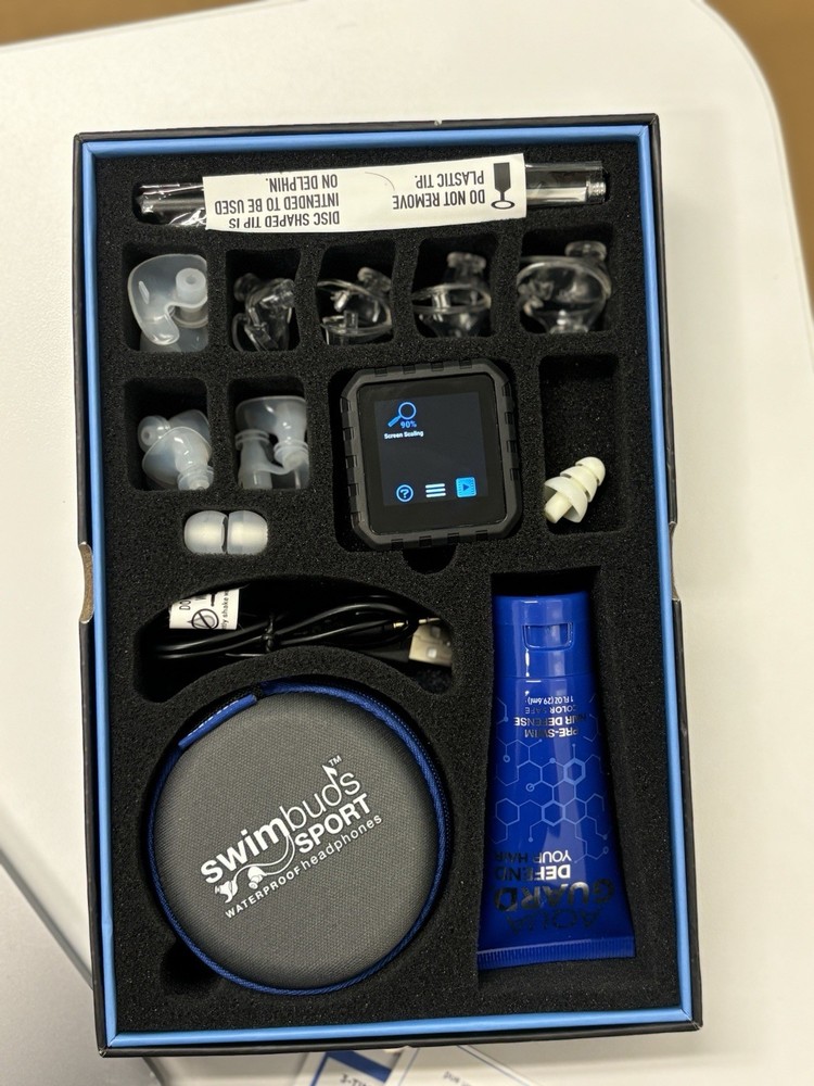 Underwater Audio Delphin Waterproof Micro Tablet - Swimmers Bundle - Open Box