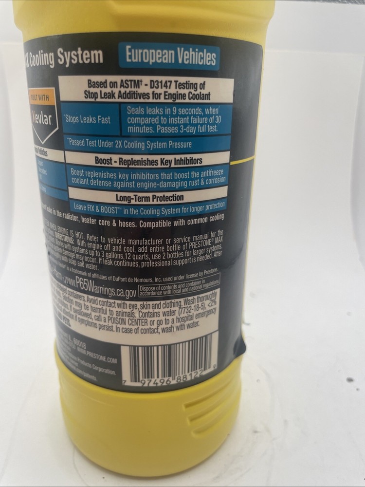 Prestone Max Cooling System Fix & Boost European
