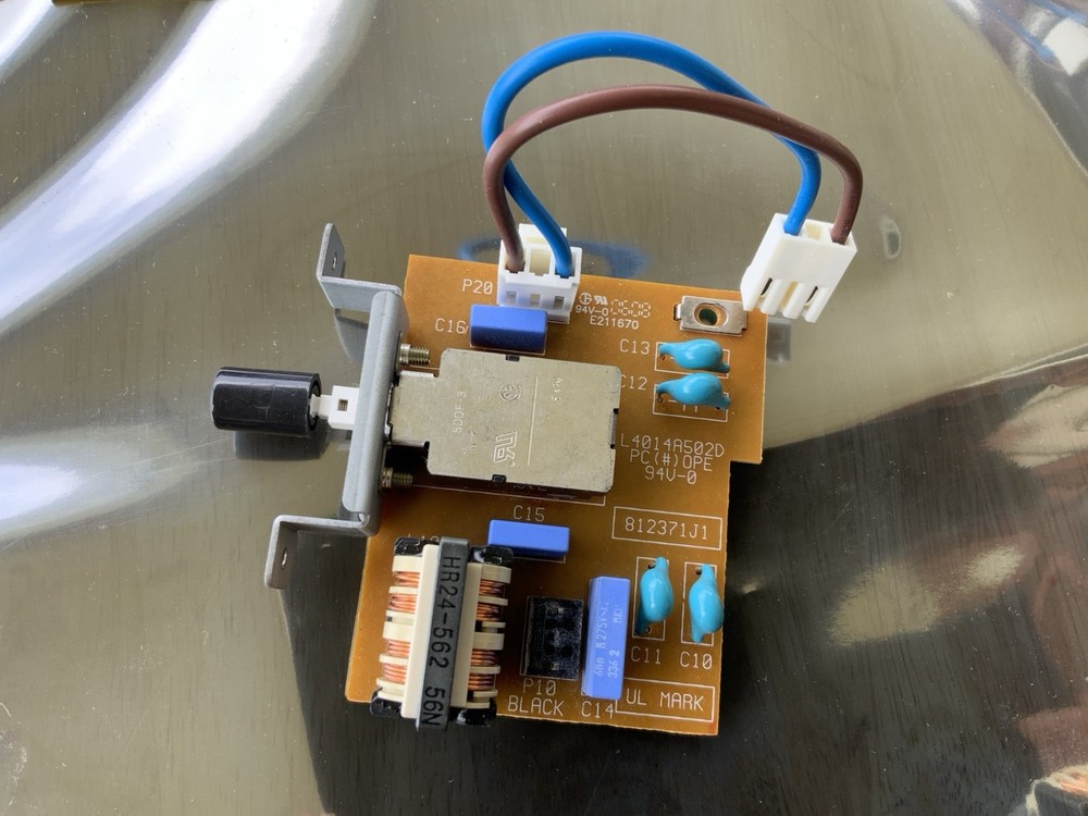 Akai MPC 2000XL Power Switch PCB Board w/Power Button Cap