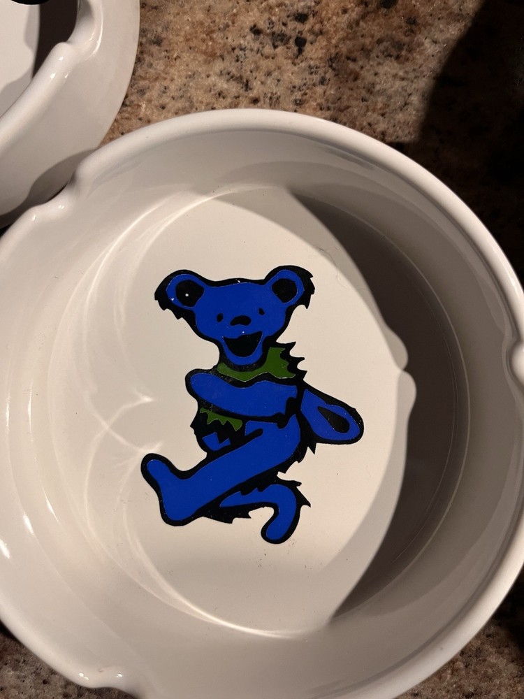 Greatful Dead Ash Tray Pair - Dancing Bears