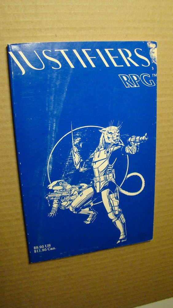 JUSTIFIERS RPG *NICE* ORIGINAL 1988 RARE DUNGEONS DRAGONS