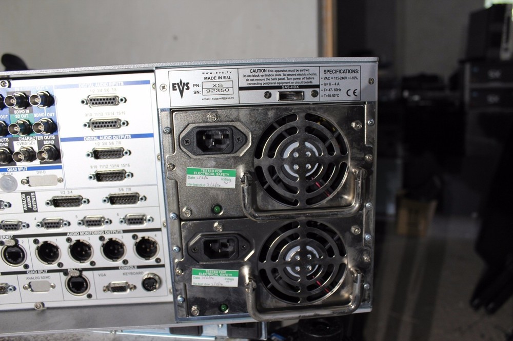 EVS xs 4ch HD / SD disk server with HD license (Reference 2)