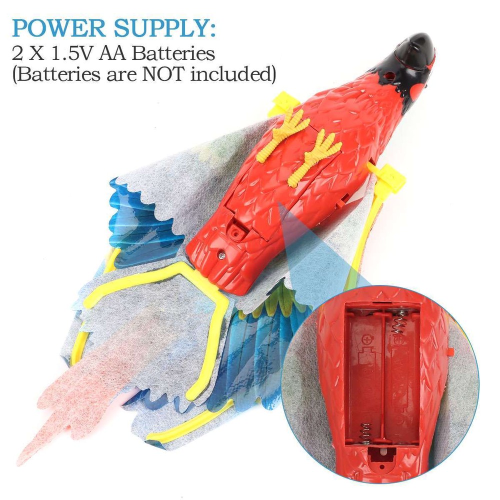 Interactive Simulation Bird Cat Toy Flying Eagle Electric Hanging Toy for Cat