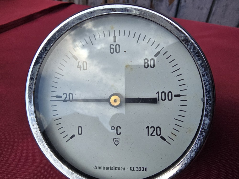 Thermometer 0-120 Celsius Ø approx. 100 mm