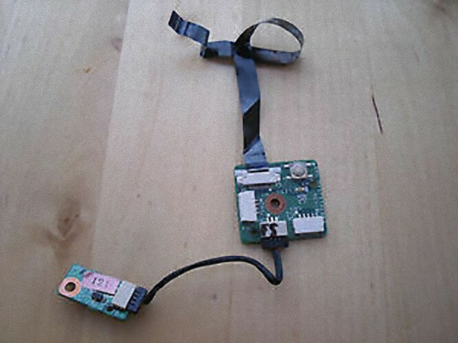 Power button power board button HP DV9000 DV9500 + flat cable connection