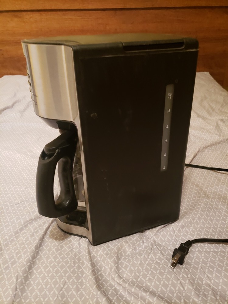 Mr. Coffee 12-Cup Programmable Coffeemaker, BVMC-EHXSS, Rapid Brew, Black