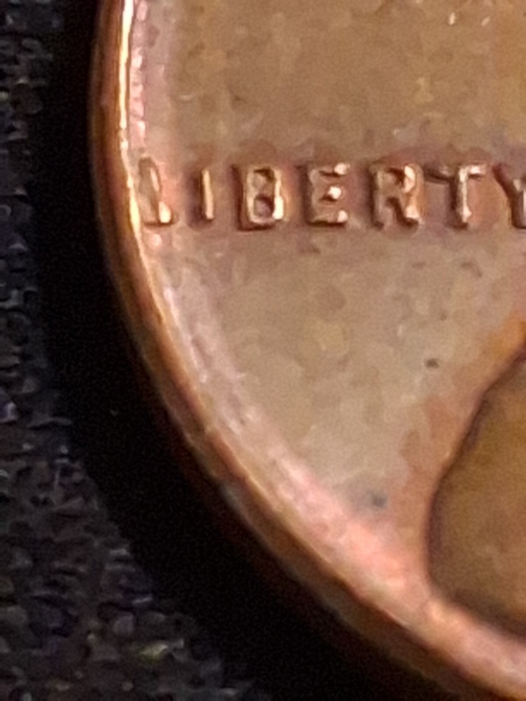 1958 Lincoln Wheat Cent Error L on Rim