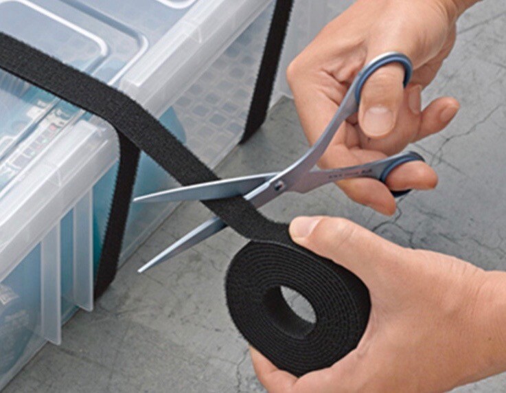 2, 5 or 10m Hook and Loop Tape Hook and Loop Cable Ties 10mm Wide Double Sided