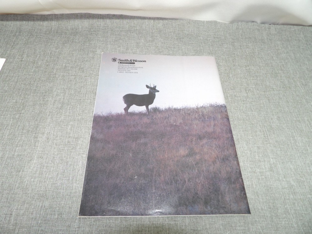 (3) Smith & Wesson Dan Wesson Gun Catalogs 1983