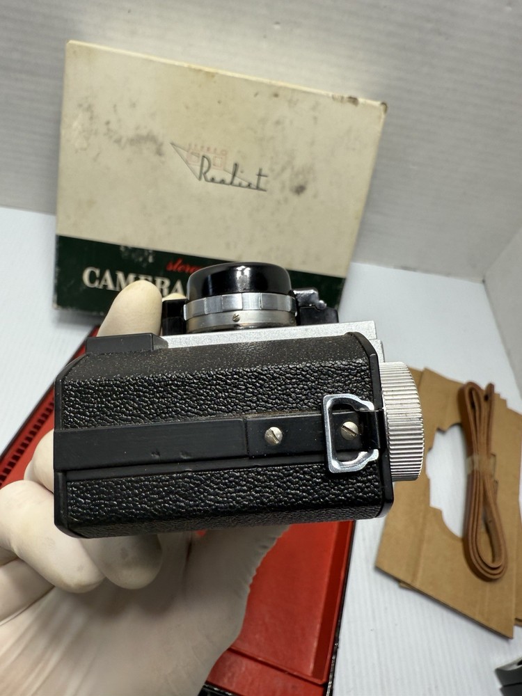 STEREO REALIST CAMERA & Viewers Stereoscopic Bundle With Original Box Strap