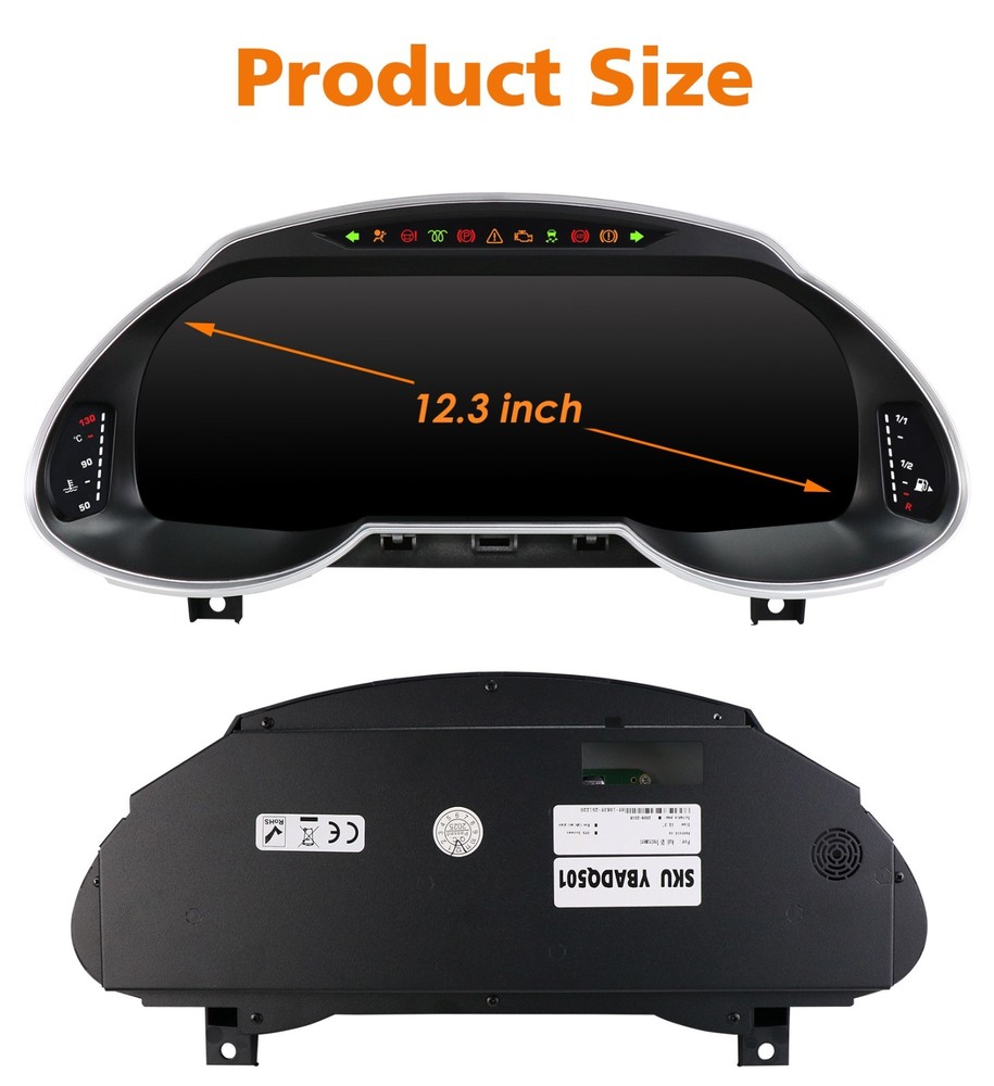 Update Gauge Digital Instrument Cluster Speedometer For AUDI Q5 2009-2018 Linux