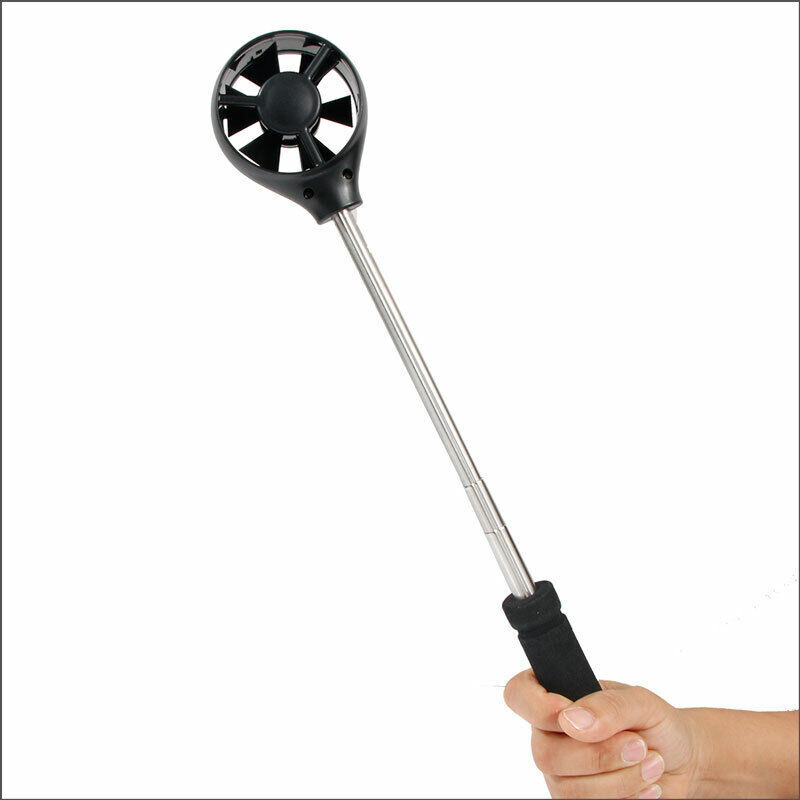 Digital Handheld Anemometer Wind Speed Meter Thermometer Sailing LCD