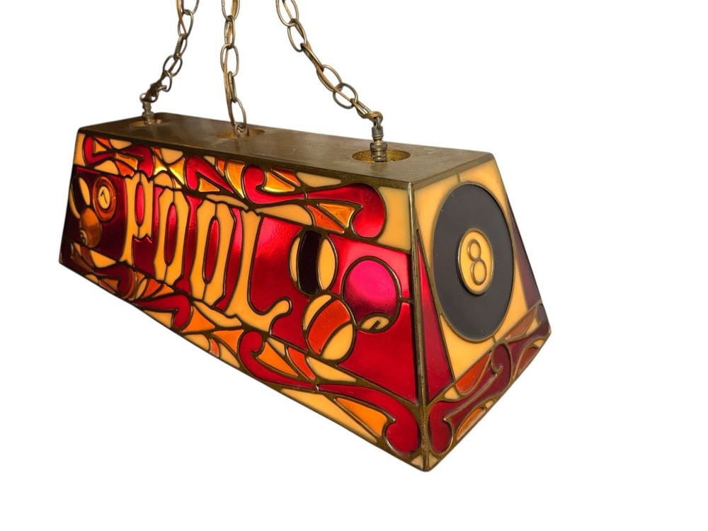 Vintage Resin/Plastic Pool Table Light