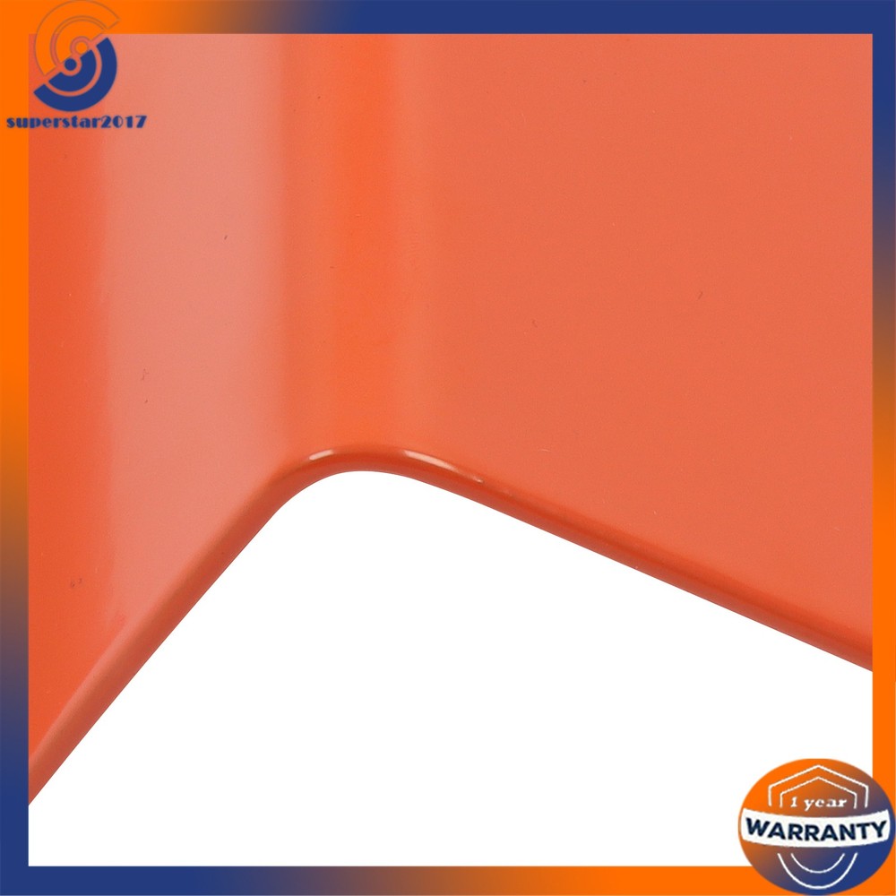 Orange Wheel Chock And 8ft Ratchet Strap Kit For E Track System Polyester