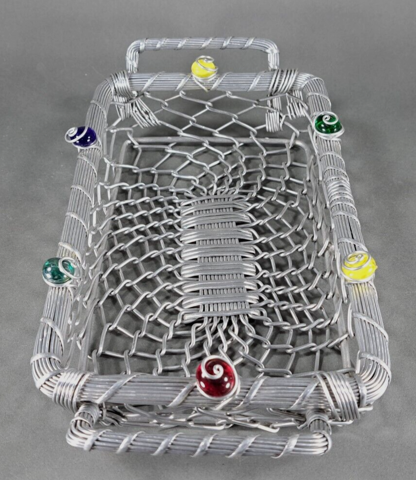 Dary Rees Original Wire Basket Handmade 13"
