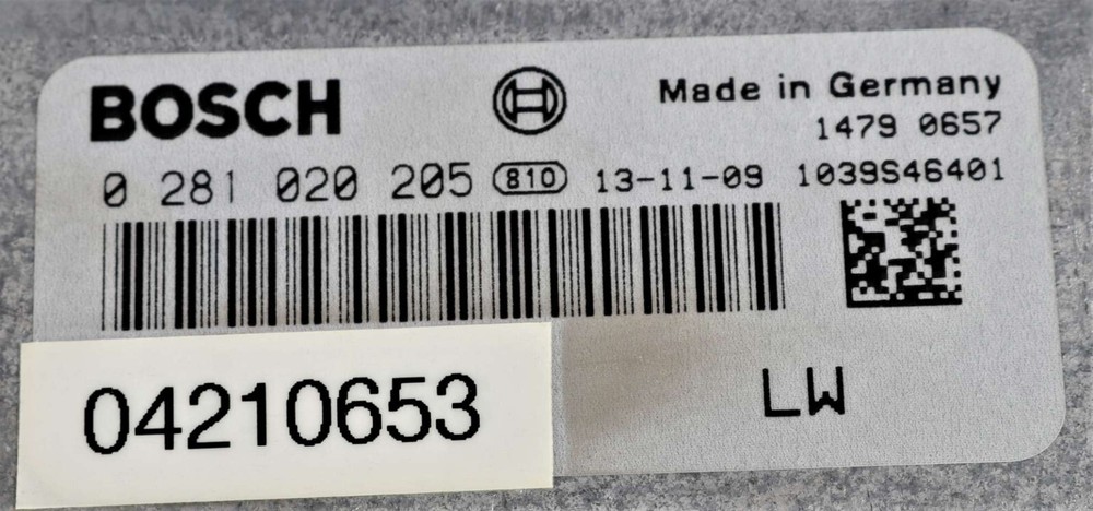 New 0-281-020-205 Robert Bosch Engine Control Unit
