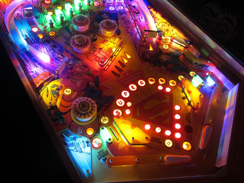 SUPERMAN Complete LED Lighting Kit custom SUPER BRIGHT PINBALL LED KIT