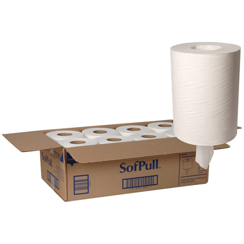 Georgia-Pacific SofPull Junior Capacity Centerpull Towel White Paper | 8 Roll/CT