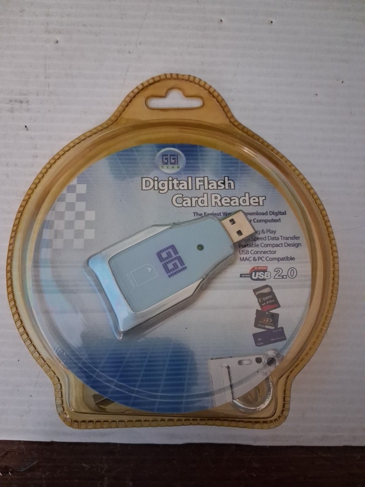 GGi USB 2.0  Flash Memory Card Reader SEALED